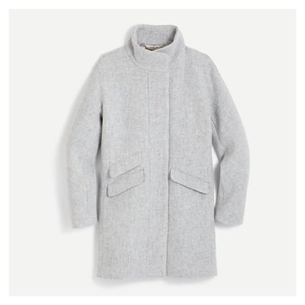 🆕J.Crew Coat – Petite Cocoon Italian Stadium Wool